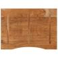Preview: Schreibtischplatte 100x80x2,5 cm Rechteckig Massivholz Akazie
