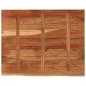 Preview: Schreibtischplatte 90x80x3,8 cm Massivholz Akazie Baumkante