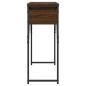Preview: Konsolentisch mit Ablage Braun Eichen-Optik 105x30x75 cm