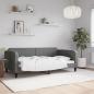 Preview: ARDEBO.de - Tagesbett Dunkelgrau 100x190 cm Stoff