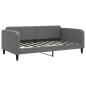 Preview: Tagesbett Dunkelgrau 100x190 cm Stoff