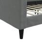 Preview: Tagesbett Dunkelgrau 100x190 cm Stoff