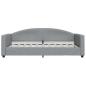 Preview: Tagesbett Hellgrau 100x190 cm Stoff
