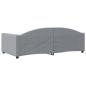 Preview: Tagesbett Hellgrau 100x190 cm Stoff