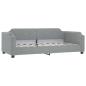 Preview: Tagesbett Hellgrau 100x190 cm Stoff