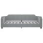 Preview: Tagesbett Hellgrau 100x190 cm Stoff