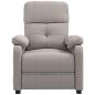 Preview: Relaxsessel Taupe Stoff