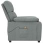 Preview: Massagesessel Dunkelgrau Stoff