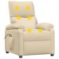 Preview: Massagesessel Creme Stoff