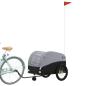 Preview: Fahrradanhänger Schwarz und Grau 45 kg Eisen