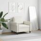 Preview: Sessel Creme 60 cm Samt
