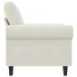 Preview: Sessel Creme 60 cm Samt