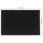 Preview: Fußmatte Schwarz 65x100 cm Kokosfaser Getuftet