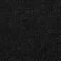 Preview: Fußmatte Schwarz Halbrund 40x60 cm Kokosfaser Getuftet