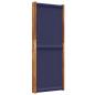 Preview: 4-tlg. Paravent Dunkelblau 280x180 cm