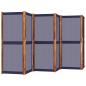 Preview: 6-tlg. Paravent Dunkelblau 420x180 cm