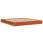 Preview: Massivholzbett ohne Matratze Wachsbraun 200x200 Kiefernholz