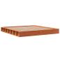 Preview: Massivholzbett ohne Matratze Wachsbraun 200x200 Kiefernholz