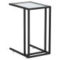 Preview: Computer-Beistelltisch Transparent 50x35x65 cm Hartglas