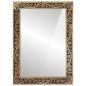 Preview: Badspiegel 50x70x2,5 cm Massivholz Mango und Glas