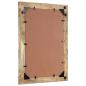 Preview: Badspiegel 50x70x2,5 cm Massivholz Mango und Glas