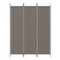 Preview: 3-tlg. Paravent Anthrazit 150x220 cm Stoff