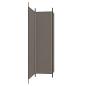 Preview: 3-tlg. Paravent Anthrazit 150x220 cm Stoff
