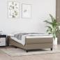 Preview: ARDEBO.de - Taschenfederkernmatratze Mittel Taupe 120x190x20 cm Stoff