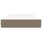 Preview: Taschenfederkernmatratze Mittel Taupe 120x190x20 cm Stoff