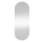 Preview: Wandspiegel 20x50 cm Glas Oval