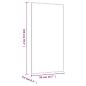 Preview: Wandspiegel 50x100 cm Glas Rechteckig