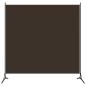 Preview: ARDEBO.de - Paravent Braun 175x180 cm Stoff