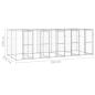 Preview: Outdoor-Hundezwinger Verzinkter Stahl 12,1 m²
