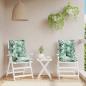 Preview: ARDEBO.de - Outdoor-Kissen 2 stk. Blattmuster Blattmuster