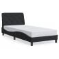 Preview: Bettgestell ohne Matratze Schwarz 90x200 cm Samt