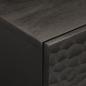 Preview: Couchtisch Schwarz 80x50x40 cm Massivholz Mango