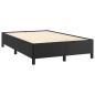 Preview: Bettgestell ohne Matratze Schwarz 120x190 cm Kunstleder