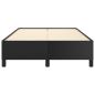 Preview: Bettgestell ohne Matratze Schwarz 120x190 cm Kunstleder