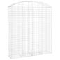 Preview: Gabione mit Hochbogen 200x50x220/240 cm Verzinktes Eisen