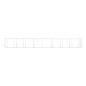 Preview: Outdoor-Hundezwinger Silbern 4x16x2 m Verzinkter Stahl