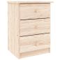 Preview: Nachttisch ALTA Natur 41x35x55,5 cm Massivholz Kiefer