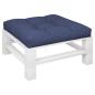 Preview: Palettenkissen Marineblau 70x70x12 cm Stoff