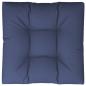 Preview: Palettenkissen Marineblau 70x70x12 cm Stoff