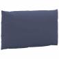 Preview: Palettenkissen 2 Stk. Marineblau Stoff