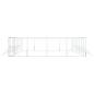 Preview: Outdoor-Hundezwinger Silbern 8x16x2 m Verzinkter Stahl