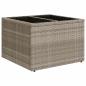 Preview: 4-tlg. Garten-Sofagarnitur mit Kissen Hellgrau Poly Rattan