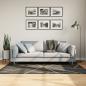 Preview: ARDEBO.de - Teppich Waschbar Schwarz und Golden 120x180 cm
