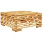 Preview: Garten-Couchtisch 69,5x69,5x31 cm Massivholz Teak