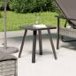 Preview: ARDEBO.de - Gartentisch Anthrazit 34x34x38 cm Stahl