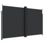 Preview: Seitenmarkise Ausziehbar Schwarz 200x600 cm
